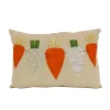 National Tree Company 18 in. by 10 in. String of Carrots Easter Decorative Pillow