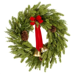 National Tree Company 28 in. Christmas Bells Pine Wreath