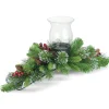 National Tree Company 30 in. Crestwood Spruce Centerpiece and Candle Holder