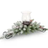 National Tree Company 30 in. Dunhill Fir Centerpiece and Candle Holder