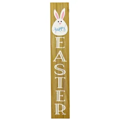 National Tree Company 43 in. Easter Bunny Sign Porch Decoration