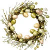 National Tree Company 20 in. Easter Wreath Decorated With Eggs