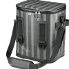 National Tree Company 15 in. Easy Tote Soft Cooler Gray Striped