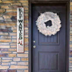 National Tree Company 47 in. Elf Wanted Wall Sign