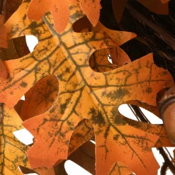 National Tree Company 24 in. Fall Wreath with Acorns, Oak Leaves