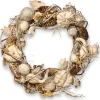 National Tree Company 20 in. Fall Wreath with Pumpkins, Gourds, Pinecones, Berry Clusters, Ball Ornaments, Oak Leaves