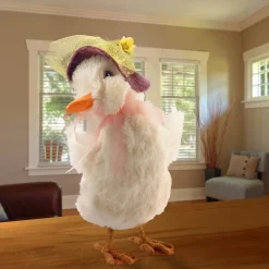 National Tree Company 12 in. Female Fancy Easter Duckling Table Decoration