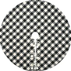 National Tree Company 48 in. General Store Collection Plaid Tree Skirt