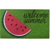 National Tree Company 30 in. Green Welcome Summer Watermelon Coir Doormat