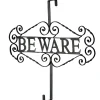 National Tree Company 16 in. Halloween Beware Wreath Hanger