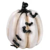 National Tree Company 9 in. Halloween Crawling Bats Pumpkin Tabletop Decoration
