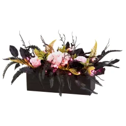 National Tree Company 16 in. Halloween Cute and Creep Centerpiece with LED Lights
