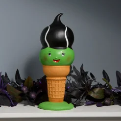 National Tree Company 14 in. Halloween Frankenstein I-Scream Cone Tabletop Decoration
