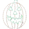 National Tree Company 44 in. Halloween Jack O Lantern Lighted Sign Decoration with LED Lights