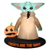 National Tree Company 78 in. Halloween Mandalorian Inflatable Decoration