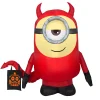 National Tree Company 42 in. Halloween Minion Dave Inflatable Decoration
