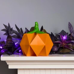 National Tree Company 6 in. Halloween Origami Pumpkin Tabletop Decoration