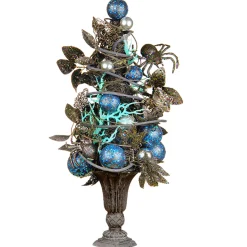 National Tree Company 23 in. Halloween Ornament Tree in Urn Base