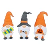 National Tree Company 30 in. Halloween Pre Lit Gnome Trio Outdoor Lawn Decoration with LED Lights