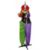 National Tree Company 67 in. Halloween Pre-Lit Sound Activated Animated Spooky Clown with LED Lights