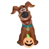 National Tree Company 42 in. Halloween Scooby Doo Inflatable Decoration