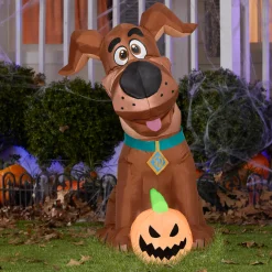 National Tree Company 42 in. Halloween Scooby Doo Inflatable Decoration