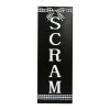 National Tree Company 30 in. Halloween Scram Hanging Porch Sign Decoration