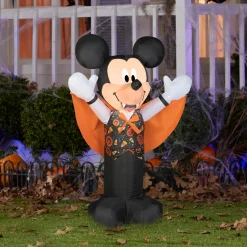 National Tree Company 42 in. Halloween Vampire Mickey Mouse Inflatable Decoration