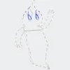 National Tree Company 51 in. Halloween Waving Ghost Lighted Sign Decoration with LED Lights