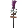 National Tree Company 33 in. Halloween Welcome My Pretties Witchs Broom Garden Stake