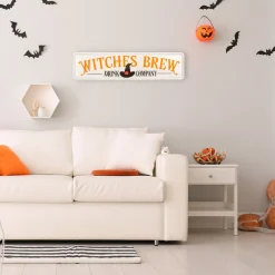 National Tree Company 31 in. Halloween Witches Brew Drink Company Hanging Wall Decoration
