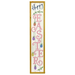 National Tree Company 43 in. Happy Easter Sign Porch Decoration