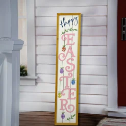 National Tree Company 43 in. Happy Easter Sign Porch Decoration