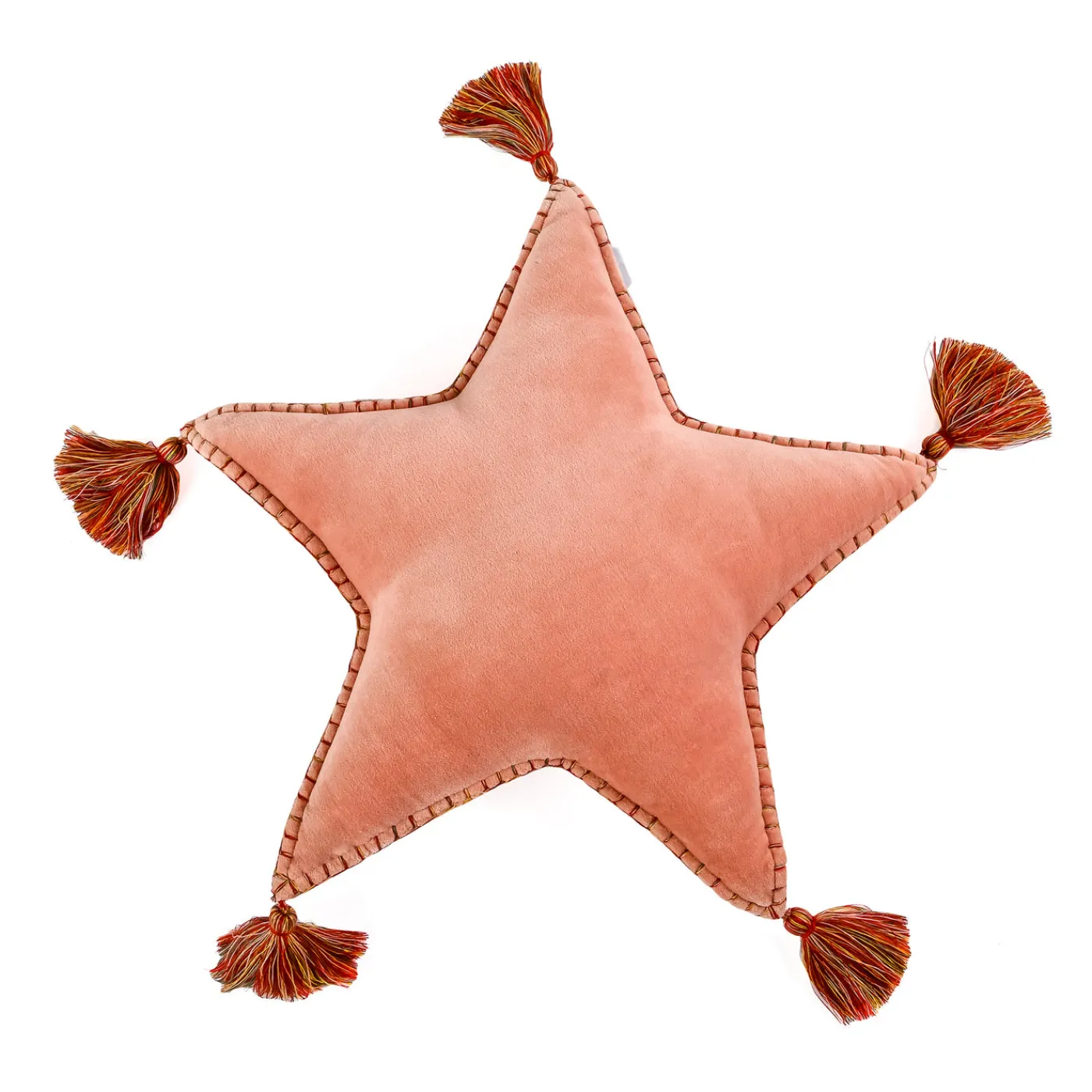 National Tree Company 16 in. HGTV Home Collection Star Shape Pillow, Blush