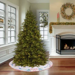 National Tree Company 52 in. HGTV Home Collection Village Scene Tree Skirt