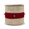 National Tree Company 3 in. HGTV Home Collection Double-Fused Sleigh Bell Ribbon