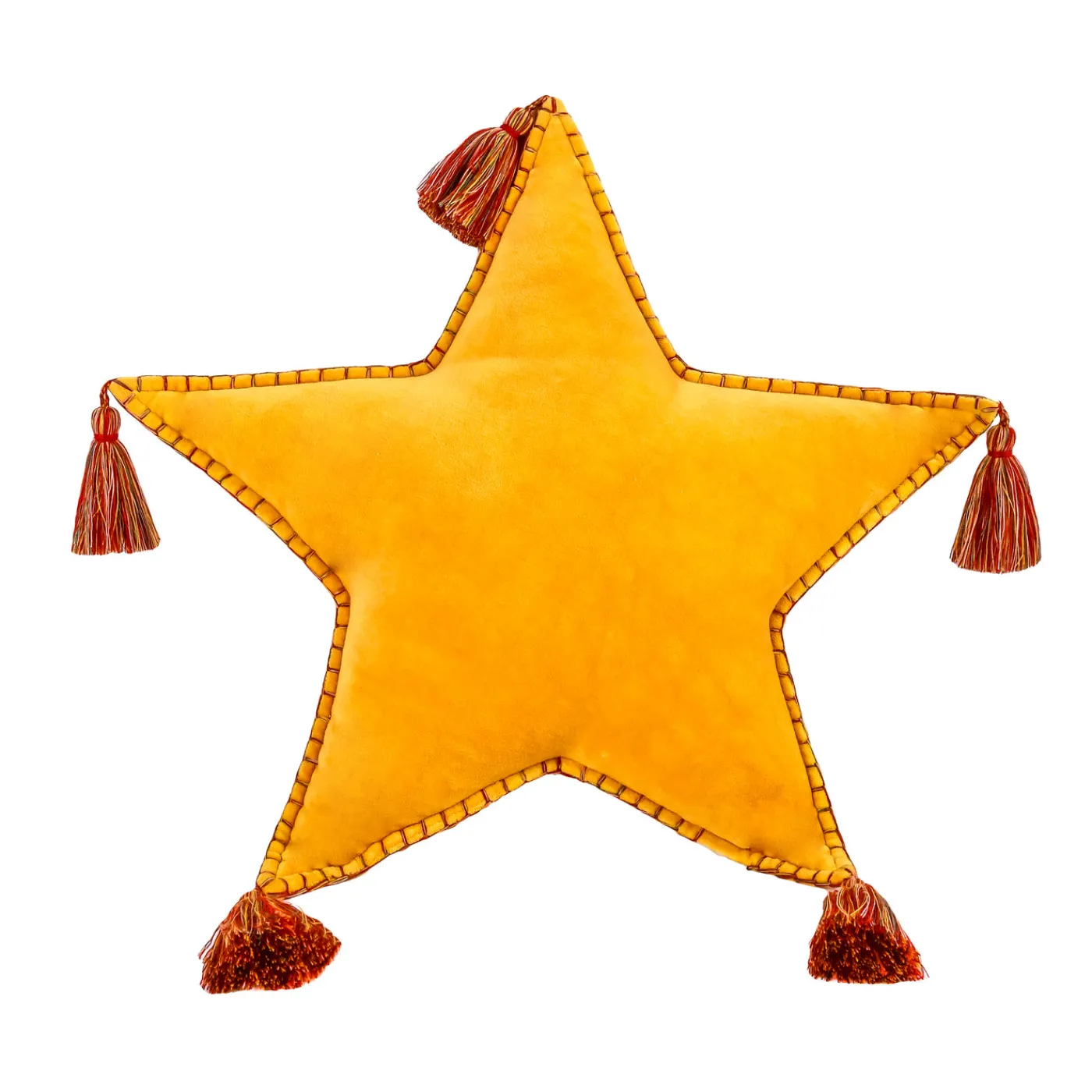 National Tree Company 16 in. HGTV Home Collection Star Shape Pillow, Yellow