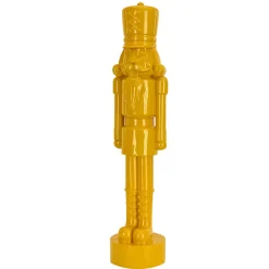 National Tree Company 18 in. HGTV Home Collection Nutcracker Christmas Decor, Yellow