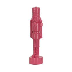 National Tree Company 12 in. HGTV Home Collection Nutcracker Christmas Decor, Pink