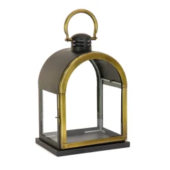 National Tree Company 18 in. HGTV Home Collection Antique Bronze Dome Lantern, Small