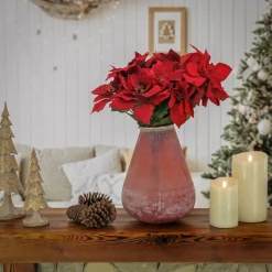 National Tree Company 13 in. HGTV Home Collection Buried Vase, Rust