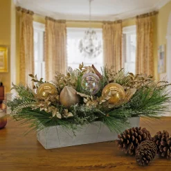 National Tree Company 11 in. HGTV Home Collection Champagne Wishes Arrangement