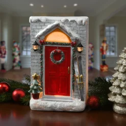 National Tree Company 10 in. Holiday Door Front