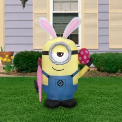 National Tree Company 48 in. Inflatable Easter Despicable Me Minion Decoration