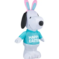 National Tree Company 19 in. Inflatable Easter Snoopy Decoration