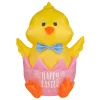 National Tree Company 20 in. Inflatable Waving Chick Easter Decoration