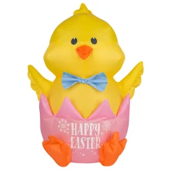 National Tree Company 20 in. Inflatable Waving Chick Easter Decoration