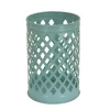 National Tree Company 12 in. Modern Design and Finish Gossamer Green Outdoor Lantern Candleholder