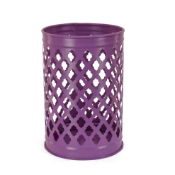 National Tree Company 12 in. Modern Design and Finish Dusty Lavender Outdoor Lantern Candleholder