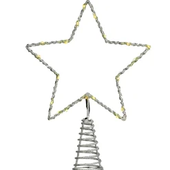 National Tree Company 13.5 in. Open Star Tree Top for Artificial Trees with Dual Color Lights